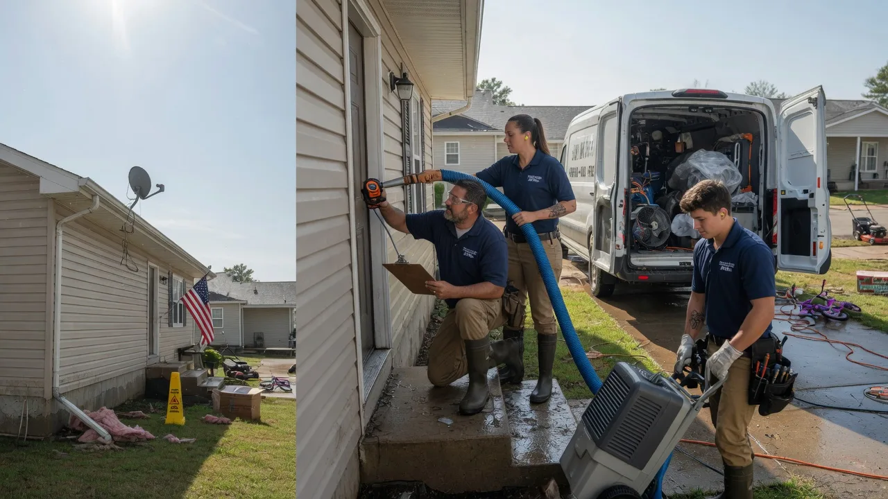 Ceiling Water Damage Restoration in Cliffside, NC near me